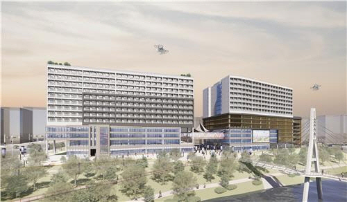 판교테크노밸리에 들어설 특화 공공임대주택 조감도.  국토교통부 제공